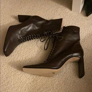 Zara dark brown boot